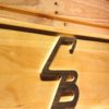 Cleveland Browns Unused CB Logo Wood Sign - Legacy Edition
