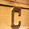 Cleveland Indians C Wood Sign