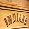 Cleveland Indians Text Wood Sign