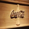 Coca-Cola Bottle Wood Sign