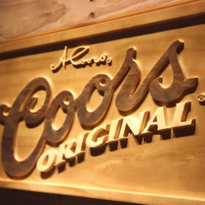 Coors Original Wood Sign neon sign LED