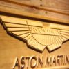 Aston Martin Wood Sign