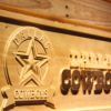 Dallas Cowboys Badge Wood Sign