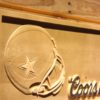 Dallas Cowboys Coors Light Helmet Wood Sign