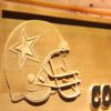 Dallas Cowboys Helmet Wood Sign