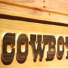 Dallas Cowboys Text Wood Sign