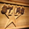 Dallas Stars Wood Sign - Legacy Edition