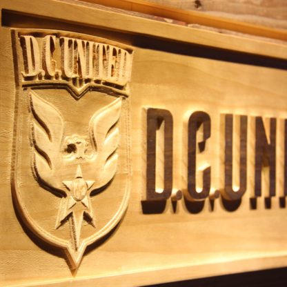 DC United Wood Sign - Legacy Edition neon sign LED