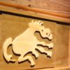 Denver Broncos 1962-1965 Helmet Logo Wood Sign - Legacy Edition
