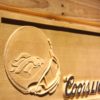Denver Broncos Coors Light Helmet Wood Sign