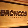Denver Broncos Wild Wood Sign
