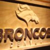 Denver Broncos Wood Sign
