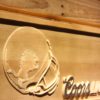 Detroit Lions Coors Light Helmet Wood Sign