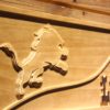 Detroit Lions Split Wood Sign