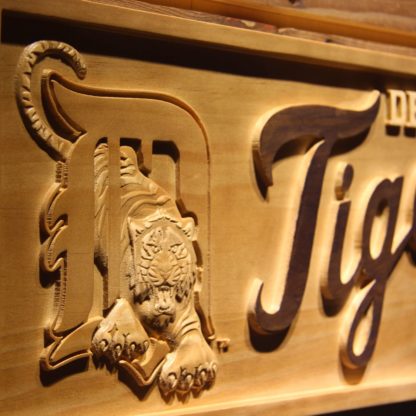 Detroit Tigers Wood Sign neon sign LED