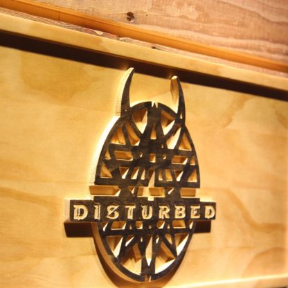 Disturbed Wood Sign neon sign LED