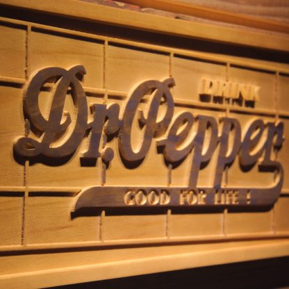 Dr Pepper Good For Life Wood Sign neon sign LED