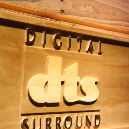 dts Digital Surround Wood Sign neon sign LED