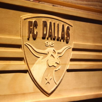 FC Dallas Wood Sign neon sign LED