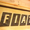 Fiat Wood Sign