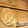Atlanta Falcons Coors Light Helmet Wood Sign