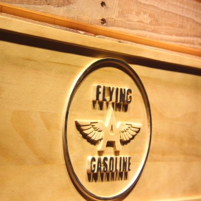 Flying A Gasoline Wood Sign neon sign LED