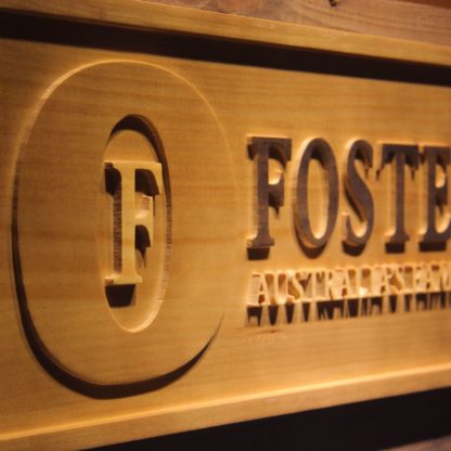 Foster`s Wood Sign neon sign LED