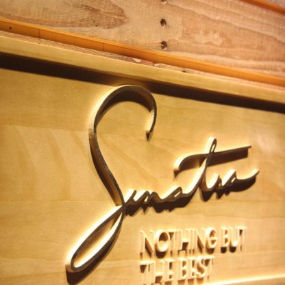 Frank Sinatra Nothing But The Best Wood Sign neon sign LED