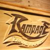 Grand Rapids Rampage Wordmark Wood Sign - Legacy Edition