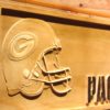 Green Bay Packers Helmet Wood Sign