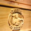 Green Bay Packers Lambeau Field Wood Sign
