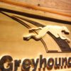 Greyhound Wood Sign