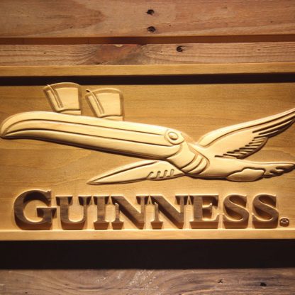 Guinness Flying Toucan Wood Sign neon sign LED
