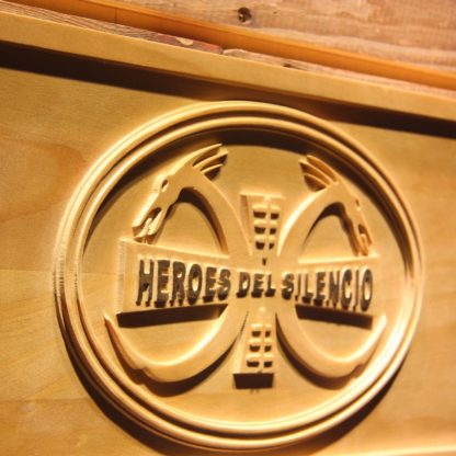Heroes Del Silencio Dragons Wood Sign neon sign LED