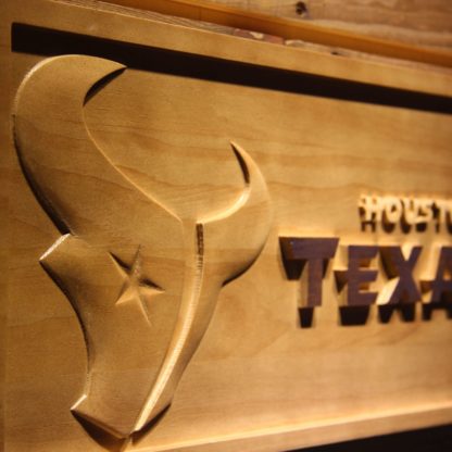 Houston Texans Wood Sign neon sign LED