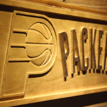 Indiana Pacers Wood Sign neon sign LED