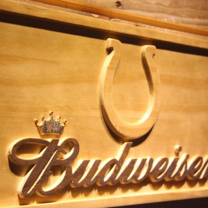 Indianapolis Colts Budweiser Wood Sign neon sign LED
