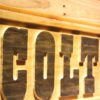 Indianapolis Colts Text Wood Sign
