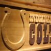 Indianapolis Colts Wood Sign