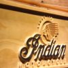 Indian Old Logo Wood Sign