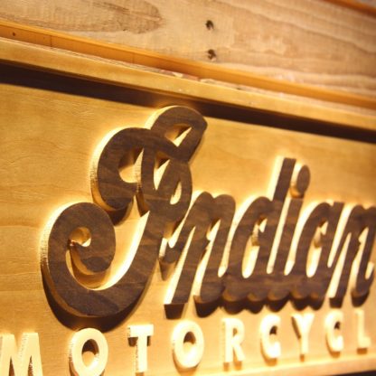 Indian Wood Sign neon sign LED