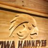 Iowa Hawkeyes Wood Sign