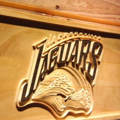 Jacksonville Jaguars 1995-1998 Logo Wood Sign - Legacy Edition neon sign LED