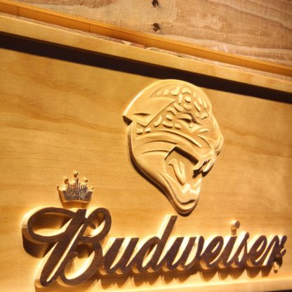 Jacksonville Jaguars Budweiser Wood Sign neon sign LED