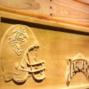 Jacksonville Jaguars Helmet Wood Sign