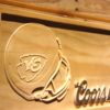 Kansas City Chiefs Coors Light Helmet Wood Sign