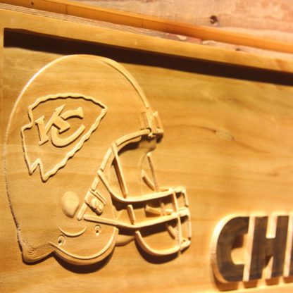 Kansas City Chiefs Helmet Wood Sign neon sign LED
