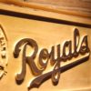 Kansas City Royals 40th Anniversary Logo Wood Sign - Legacy Edition