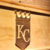 Kansas City Royals Logo Wood Sign