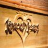 Kingdom Hearts Wood Sign